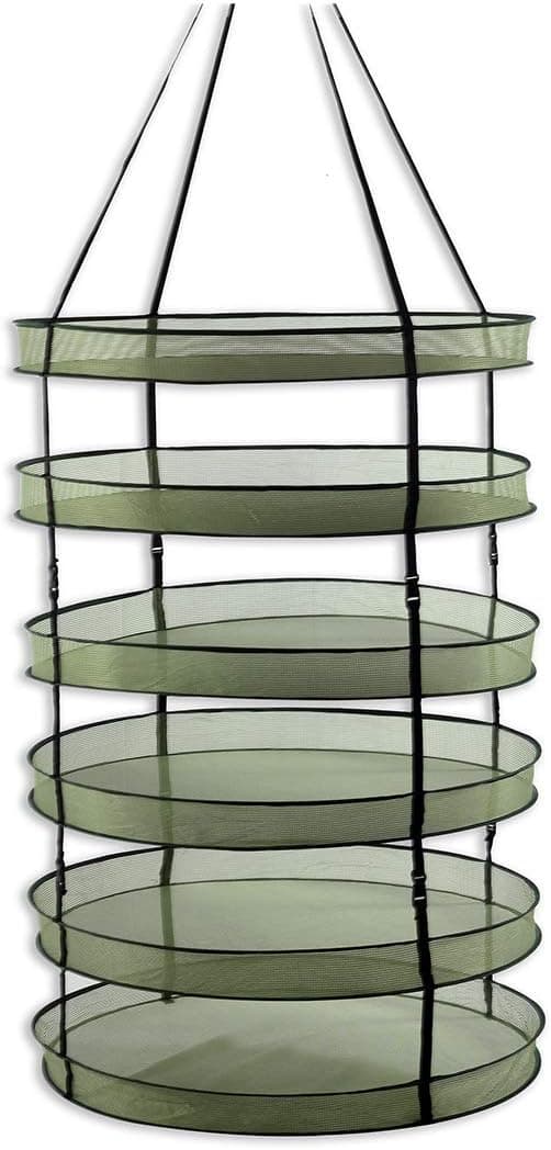 Urte Tørringsnet, Hængende Net, 6 Lag, Foldbart og Justerbar Størrelse (82cm)