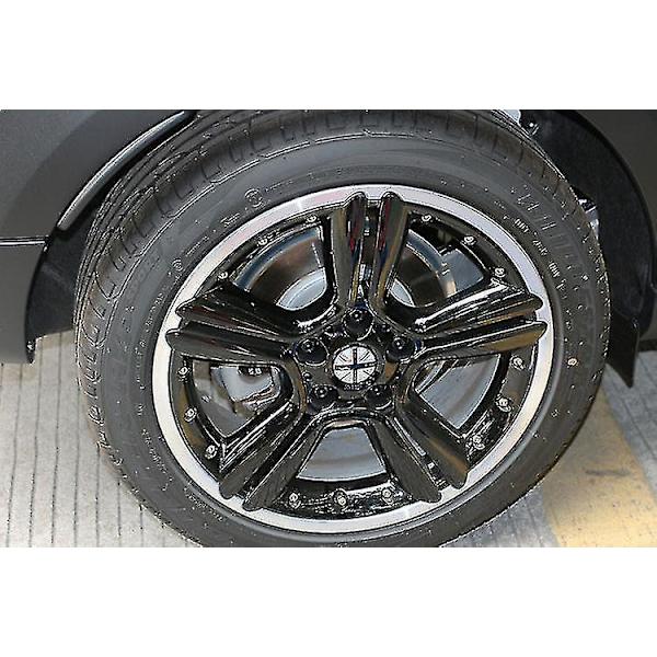Pyörännavan tarra keskitin korkki embleemi tarra Mini Cooper S Countryman R55 R56 R57 R58 R59 R60 F55 F56|napahatut|,harmaa