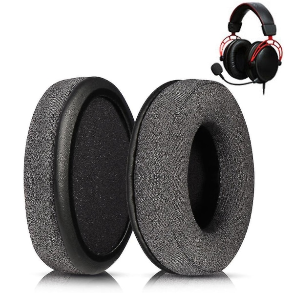 Mjuka Öronkuddar för HyperX Cloud 2 II X Hörlurar - Minnesskumöverdrag hemp gray