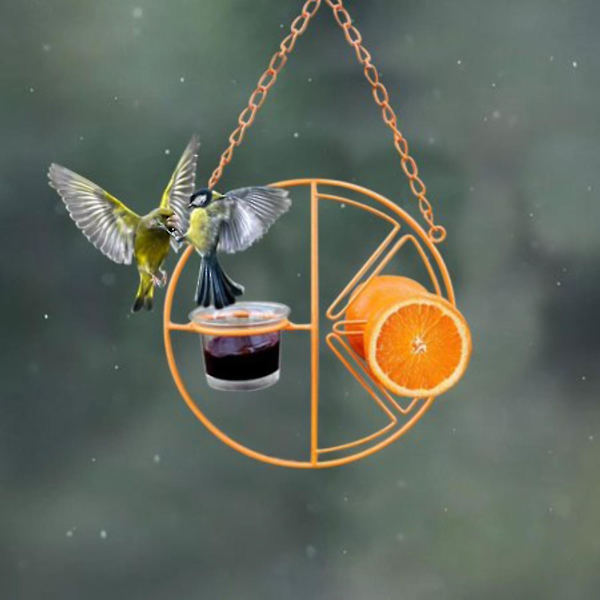Fågelmatare Kolibrifoder Hängande Fågelmatare (1 st, Orange)