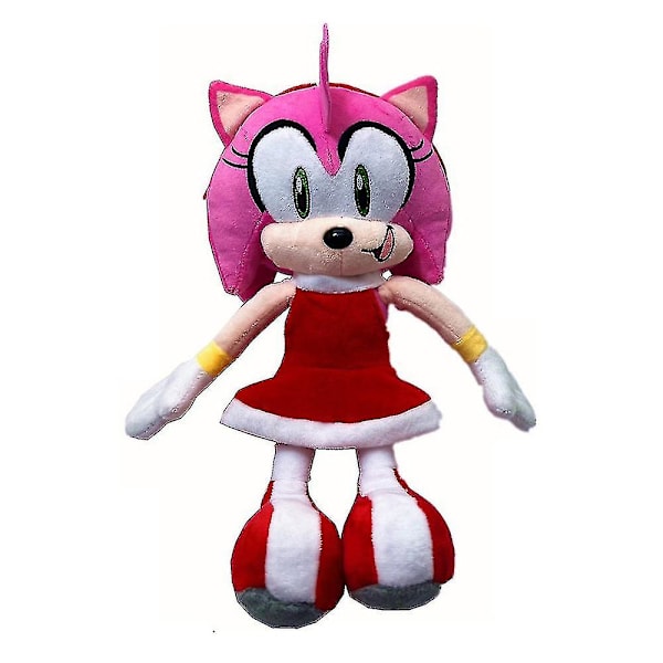 Sonic-pelihahmo Pehmolelu 3D Pehmeä Täytetty Piirretty Leikki Lasten Halaukseen Sopiva Tyyny Default Pink Sonic