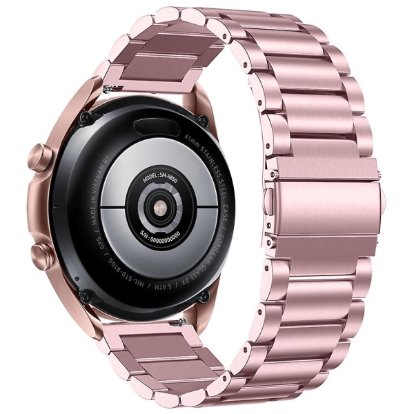 20 mm klockarmband för Garmin Vivomove Luxe/Garminmove Luxe watch med viklås Rosa