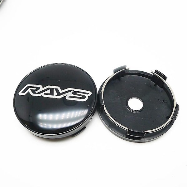 4 st/set 60mm Rays Hjulnav Centrum Navkapsel Bilfälgar Dammskydd Navkapslar 56mm Emblem Auto Styling Tillbehör