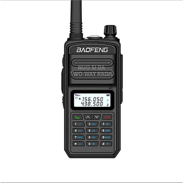 BaoFeng S5 plus Kraftig Walkie Talkie CB Radio Transceiver 5-25km Lang Rækkevidde Black