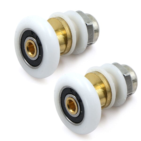 Duschdörr Rulle - Duschrullar Hjul för Glidande Duschrullar Mässing Duschkabin Dörr Rulle Hjul 4st 23mm