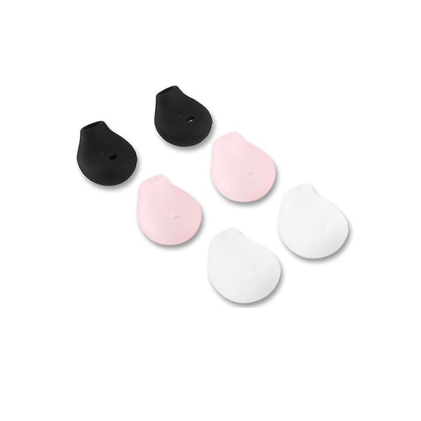 Silikoniset kuulokkeiden kärjet Earbuds Ear Buds Tips Plugs Forsony Wi-sp500 S7 S6:lle Black