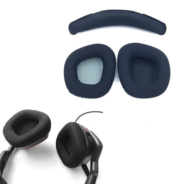 Komfortable øreputer Beam for Void Pro Elite hodetelefoner - Erstatter gamle deksler Black