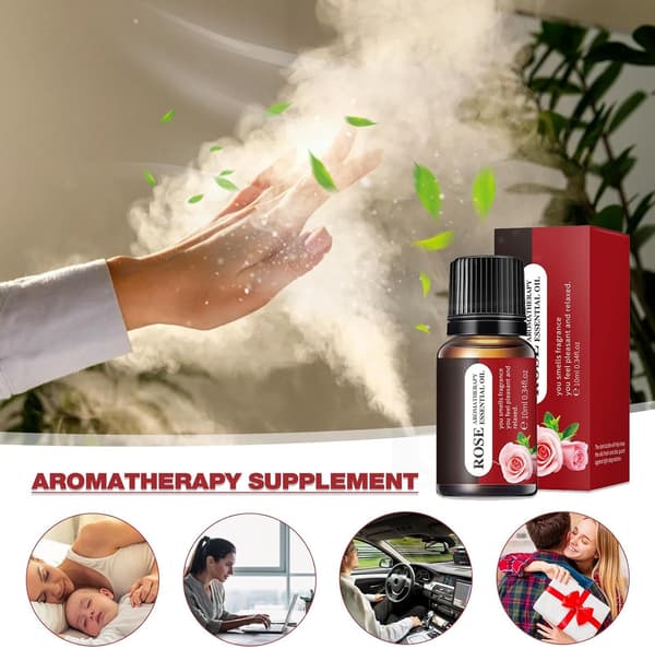 Duftolje for diffusere | 10 ml blomsterduft luftdiffusoroljer, tilbehørsoljer til hjemmet for soverom, bil, barnerom, reise, hybel og kontor D