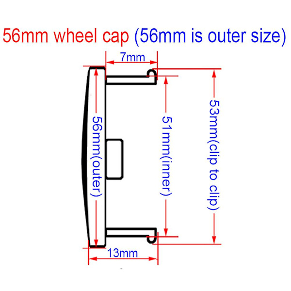 4 kpl 56mm 60mm 65mm 68mm Abt Auton logon pyörän keskiön napahatun vanteen uudelleenvarustetut merkkikilven kannet Auton sisustus Embleemi Tarra Tarvikkeet