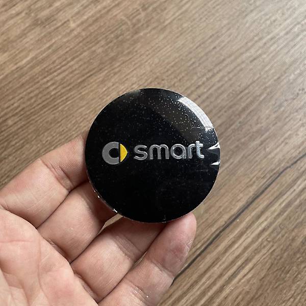 56mm 4stk Bilhjul Dæk Hub Stickers Til Smart Logo Forspeed Forjeremy Escooter Roadster Prix Fortwo Forfour Auto Tilbehør