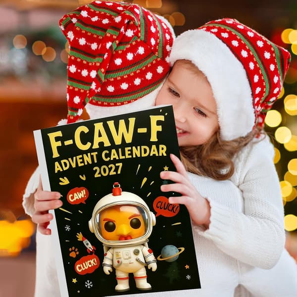 2D Julekalender Nøglering, 24-Segment Flad Nedtællings Blindboks, Jule Nedtællingskalender