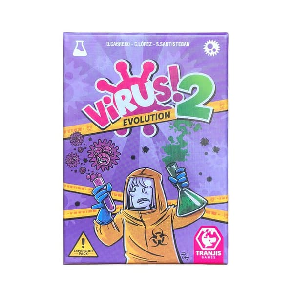 Hauskoja pelikortteja, korttipelejä. Virus 2