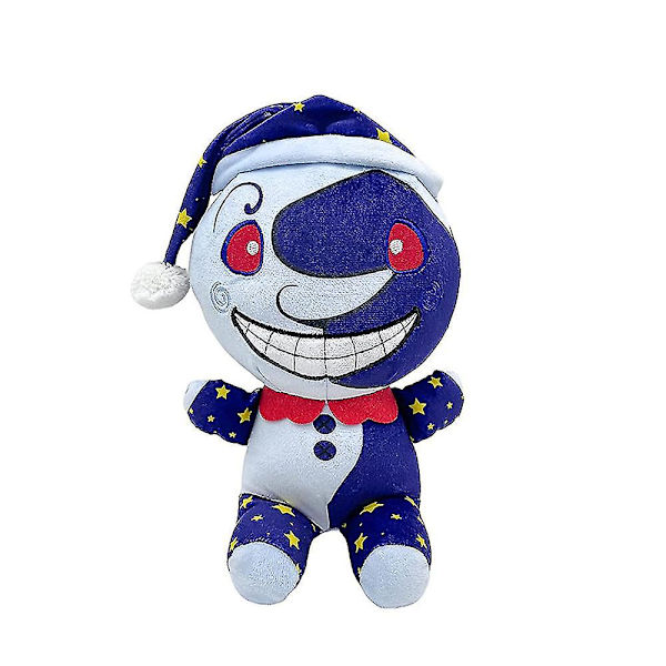 2024 Fnaf Sundrop Moondrop Plushiet Five Nights At Freddy's Klovnihahmo Pehmolelu Kauhupeli Aurinko Kuu Pehmeä Täytetty Nukkea Lapset Joulu Syntymäpäivälahjat B