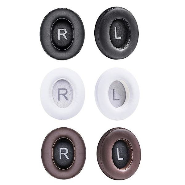 Andningsbara Öronkuddar för Shure Aonic50 Aonic40 Srh1540 Hörlurar Öronkuddar Spänne Dark brown
