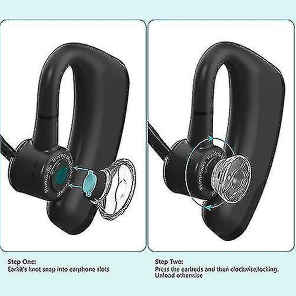 3x Öronproppar för Plantronics Voyager Legend Örontips Kit, Plantronics Voyager 5200 5220 5210 Bluetooth Headset Skumöverdrag - Medium Large*3pack