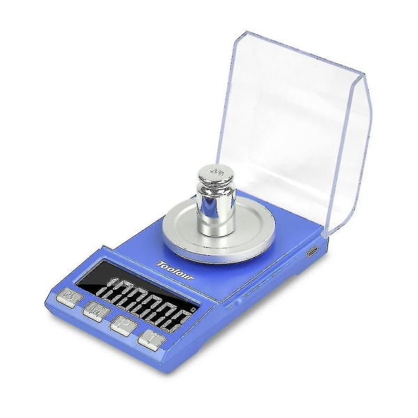 100g X 0,001g Newacalox Mini Precision digital smykkevekt USB-drevet Gray