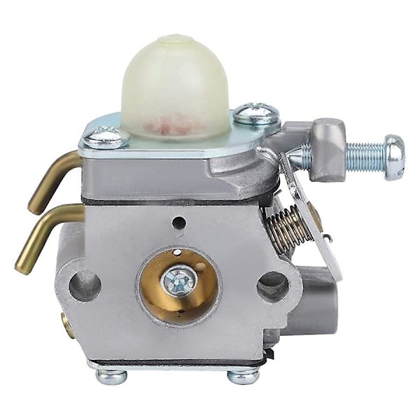 C1UH142 Karburator med brændstofledning Tune Up Kit til Homelite UT-085801 UT-21947 Craftsman 26CC Edger silver  yellow