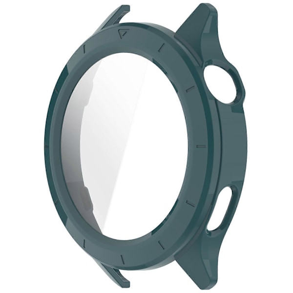 För Xiaomi Watch S4 S4 eSIM Version Klockfodral PC Ram Skydd med Härdat Glas Skärmskydd - Grön Transparent