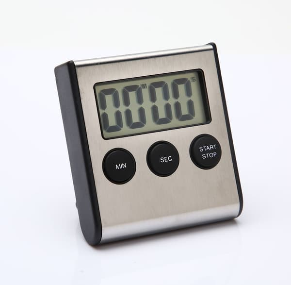 Nedräkningstimer Kök Kylskåpsmagnet Tidspåminnelsetimer (Silver)