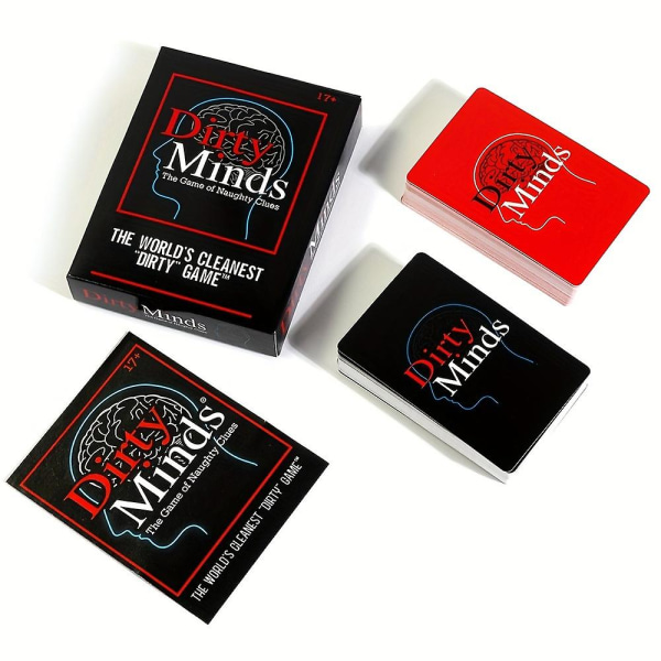 Dirty Minds Card Game The Game Of Naughty Clues Voksenfest Drikkespill Morsomt Verdens reneste "skitne" spillelskere gaver