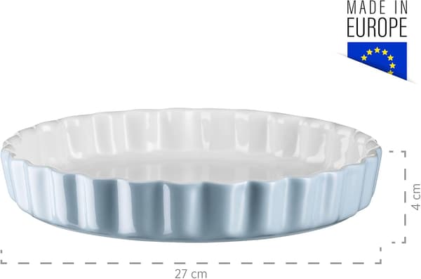 Serie 27 cm, farge blå