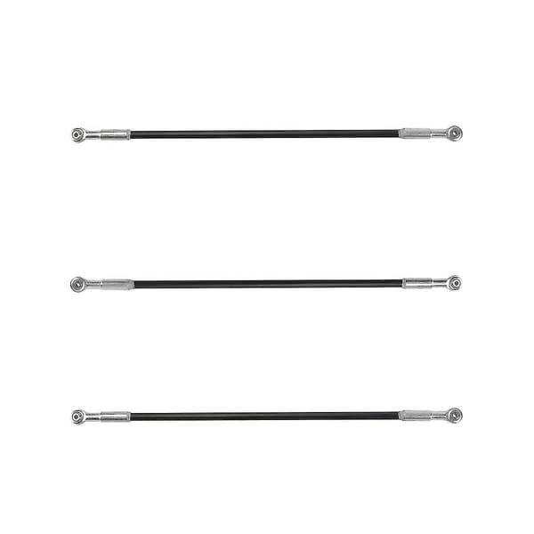 3 stk. erstatningshåndarme længde 290 mm/11,4 tommer diameter 3 mm forbindelsesstang til Qq-s 3D-printerdele