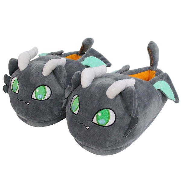 Meemeows Plåstertofflor med Kattmotiv Söta Anime Cartoon Aphmau Plåstertofflor Fylld Djurleksak Plåstertofflor Present till Fans Barn D