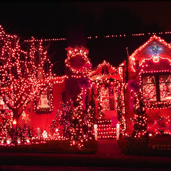 200-LED Grön Ljusslinga Tålig