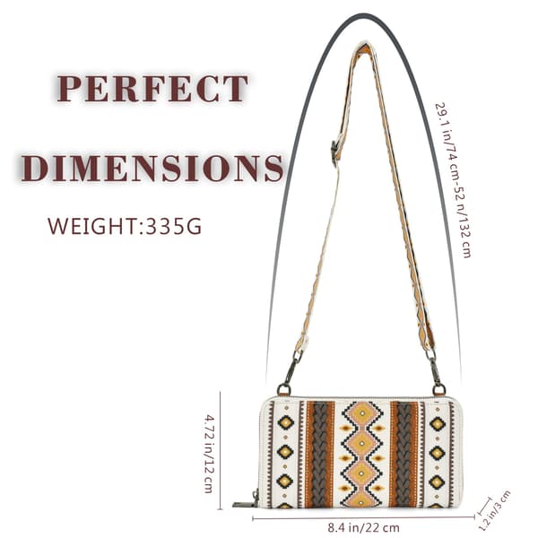 Dame Western Bohemian Aztec Style Håndleddsveske