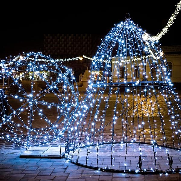 200-LED Grön Ljusslinga Tålig