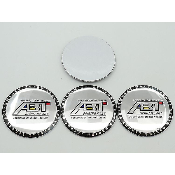 4 st 56mm 60mm 65mm 68mm Abt Bilhjul Center Hub Cap Auto Fälg Refit D- Covers Dekal Styling Tillbehör