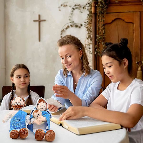 30 cm Jeesus Plussilelu Ystäväni Jeesus Täytetty Nuken Kristuksen Uskonnollinen Jeesus Lelut Klassinen Uskonnollinen Vapahtaja Jeesus Plussi Jesus and Maria