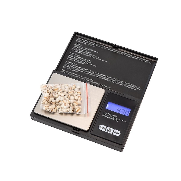 Digital lommevekt 100g-0,01g minivekt Elektronisk Gauvekt Elektronisk vekt bordvekt Kitc