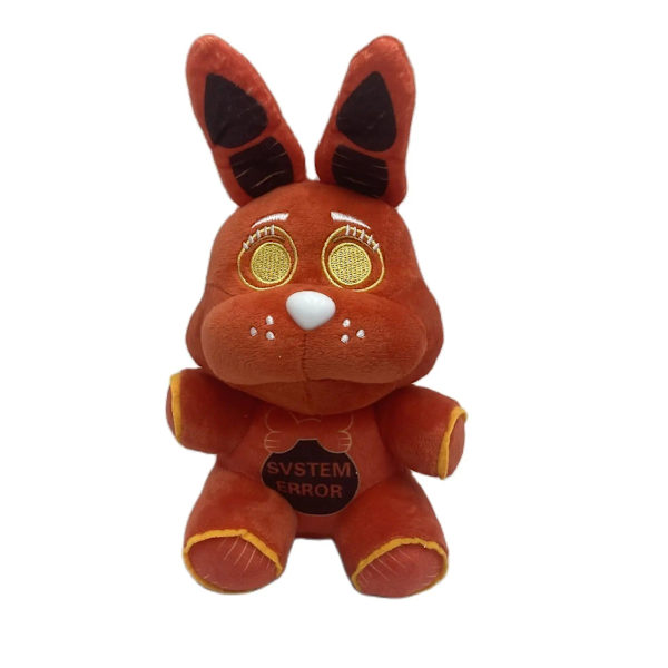 Vissna Lila Kanin Plyschleksaker 7 Tum FNAF Security Breach Bonnie Dock Samlarobjekt Nightmare Freddy Plyschleksaker för Barnfans A32