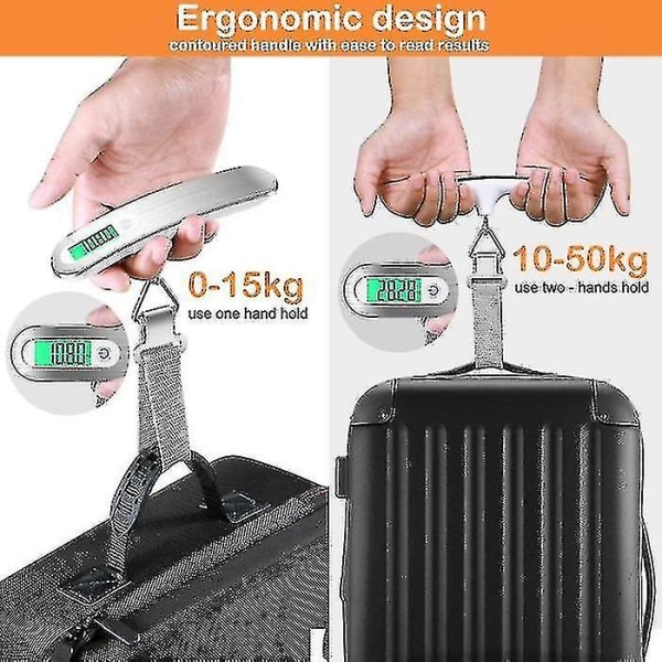 Elektronisk bagagevåg med hög precision