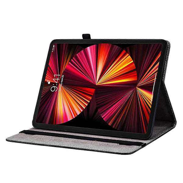 Læder Etui til iPad Air 11 (2025) (2024) Air (2022) (2020) Pro 11 (2022) Mønsterprintet Tablet Cover Lotus