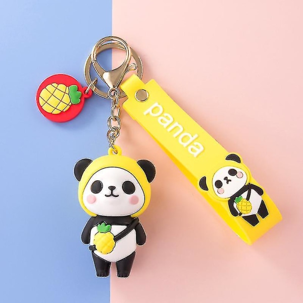 Docka Nyckelring Hänge Creative Personlig Panda Chain Cartoon