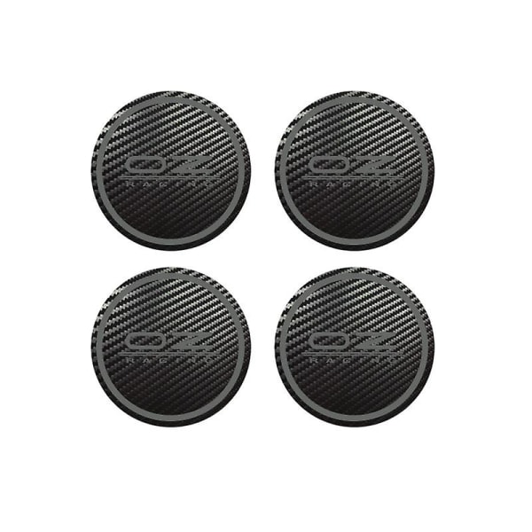 4pcs for OZ Racing Octavia A5 Fabia Superb car styling Badge Logo Carbon Center Caps Alloy Wheel Hub