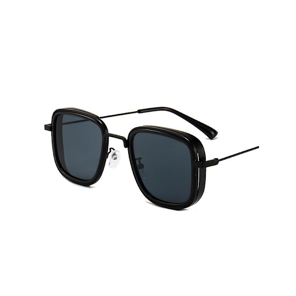 2022 Vintage Steampunk Metal Aurinkolasit Miehille Retro Neliömäiset Silmälasit Trendikäs Merkki Aurinkolasit Naisille Lunettes De Soleil Silver Silver mirror only 1pcs-Uv400