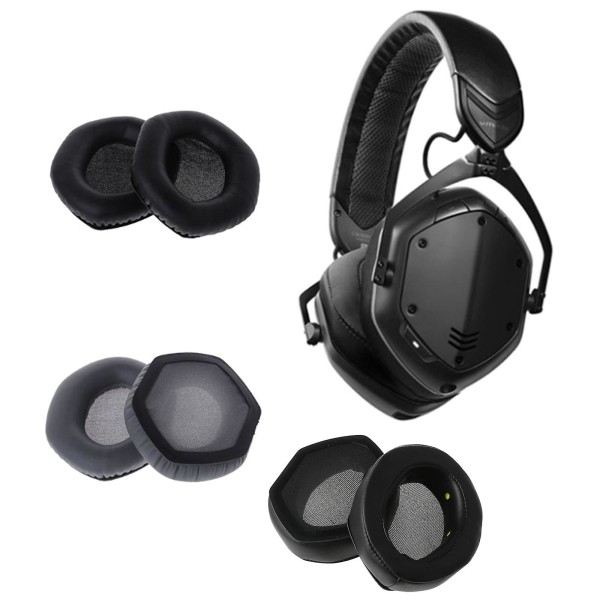 Korvanapit V-moda Crossfade 2 Wireless M-100 -kuulokkeille Black earmuffs