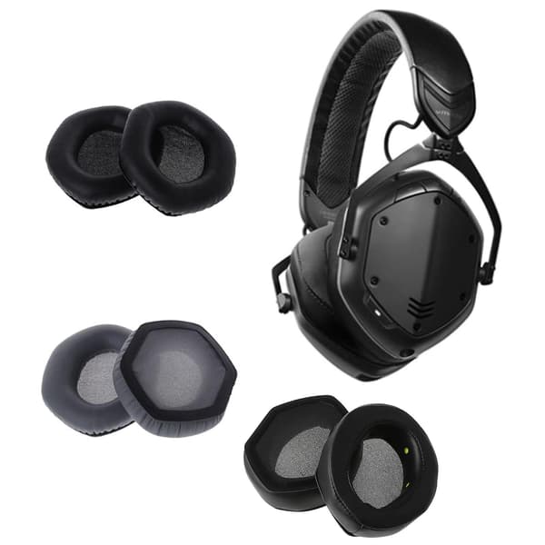 Ørepudebetræk til V-moda Crossfade 2 Wireless M-100 Hovedbånd Black gray mesh earmuffs