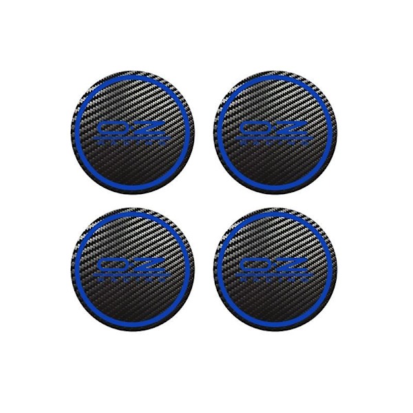 4 stk. til OZ Racing Octavia A5 Fabia Superb bil styling Badge Logo Carbon Center Caps Alufælge Navkapsel