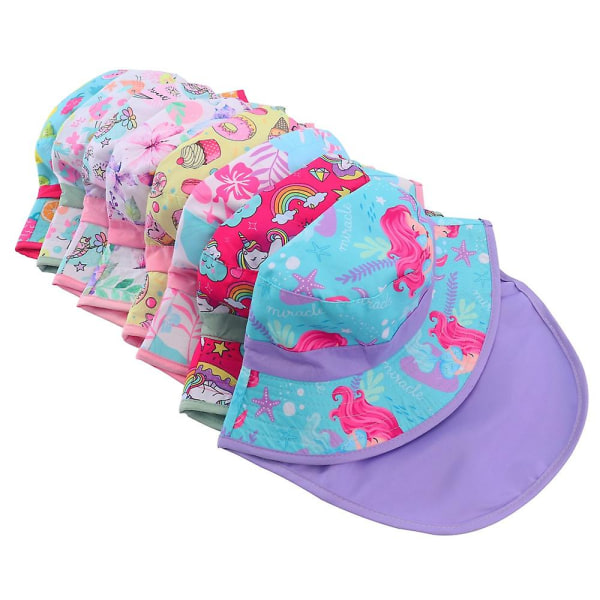 Solhatt för män utomhus med tecknad figur, sommarhatt med stort brätte, UV-skydd, fiskarhatt chick 48-52cm