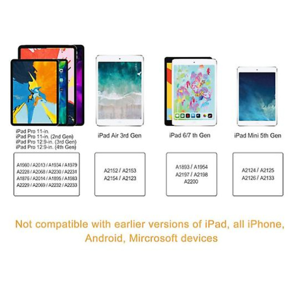 Aktiv Penna Kompatibel med Apple iPad, Penna för Pekskärmar