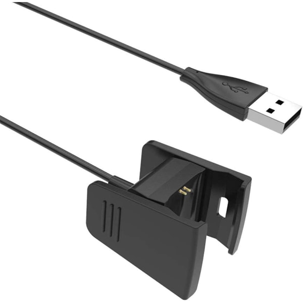 Lader Kompatibel med Fitbit Charge 2 - Erstatnings-USB-laderkabel for Fitbit Charge (1 meter + 0,5 meter)