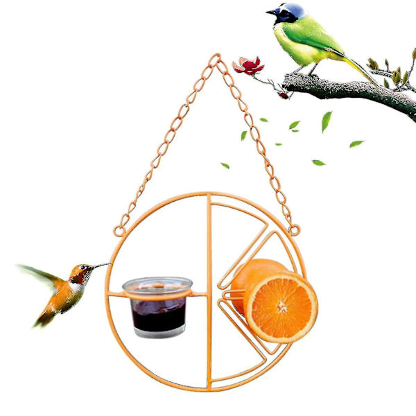 Fågelmatare Kolibrifoder Hängande Fågelmatare (1 st, Orange)