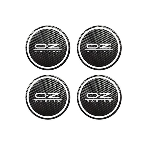4 kpl OZ Racing Octavia A5 Fabia Superb -auton tyylittelymerkki Logo Carbon Center Caps Alloy Wheel Hub