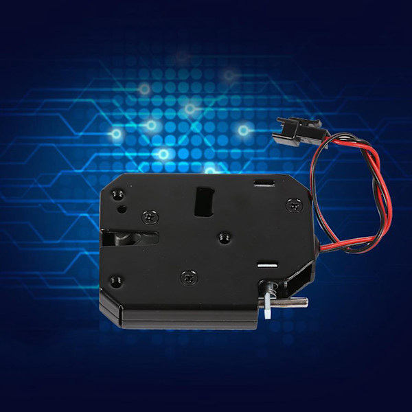 DC 12V 2A Elektromagnetisk lås Skap Tilgangskontrollsystem Feilsikkert Solenoid Dørlås (Uten Nærhetssensor)