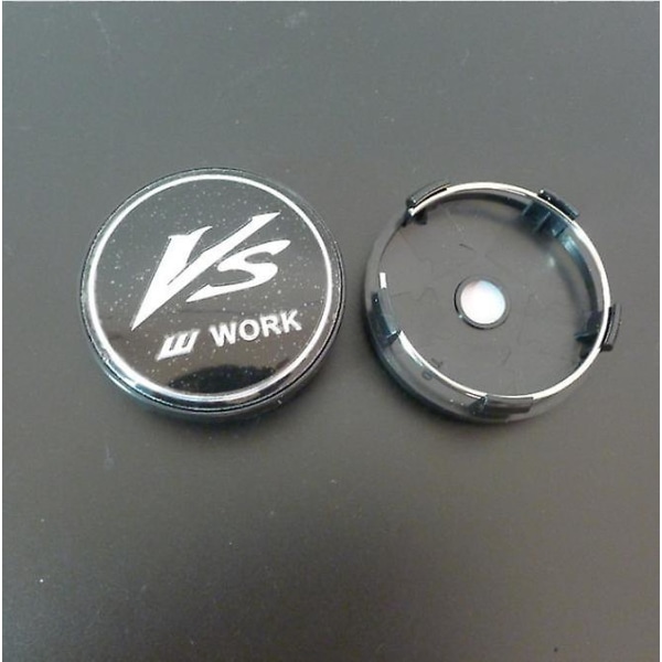 4 kpl 60mm pyörän keskiön napahatut Vs W Work Universal vanteet pölytiiviit suojukset napahatut Emblem Car Styling|pyörän keskiön napahatut|
