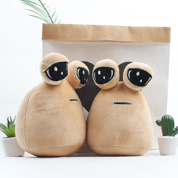 Alien Pou Plyslegetøj, Emotion Alien Plushie Fyldt Dyr Pou Dukke